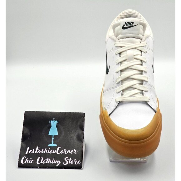 Nike Women's White Leather Court Legacy Lift Trainers Sneakers Sz 11 2478 - Picture 15 of 16